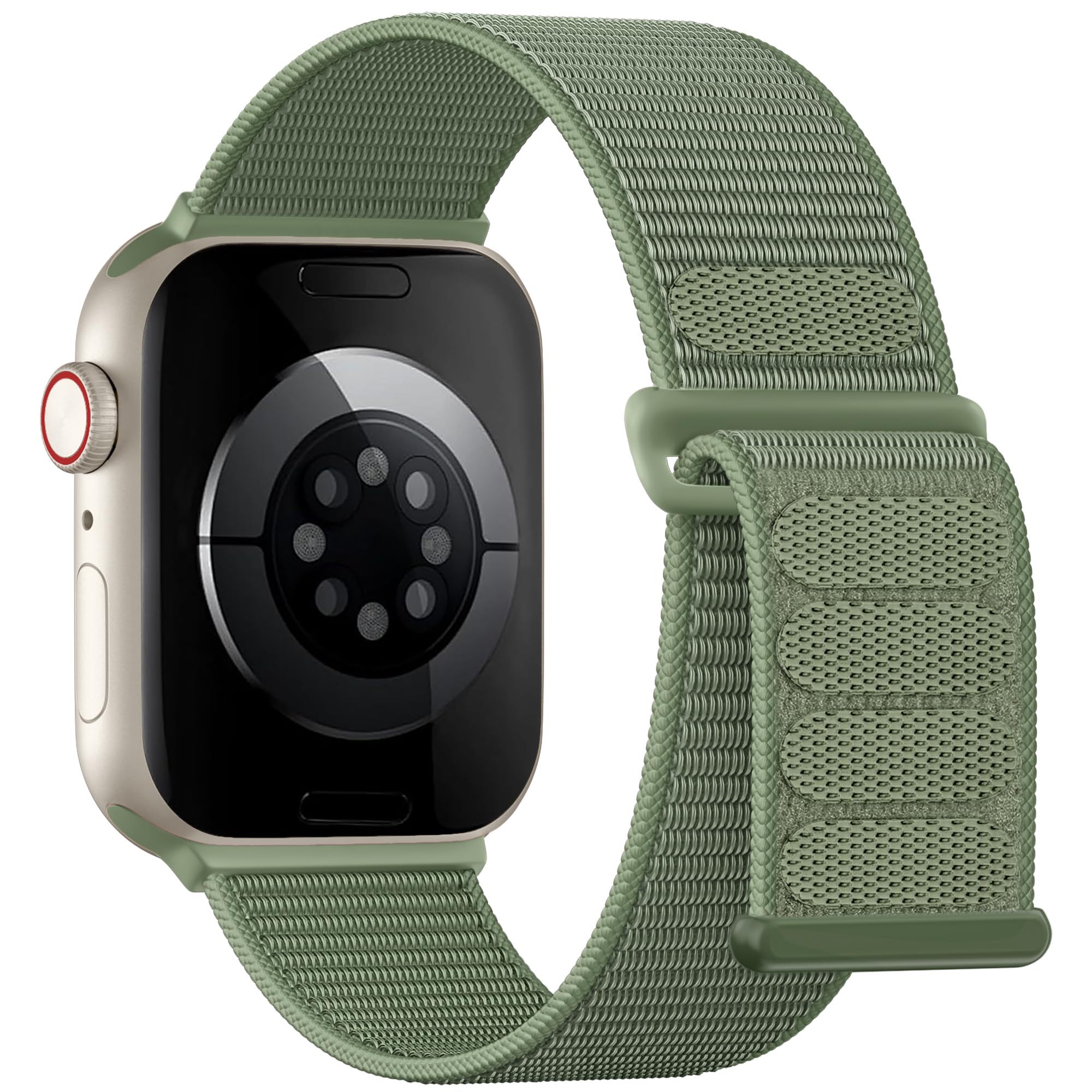 Lenrao Soft Nylon Sport Loop Compatible with Apple Watch Bands Women Men