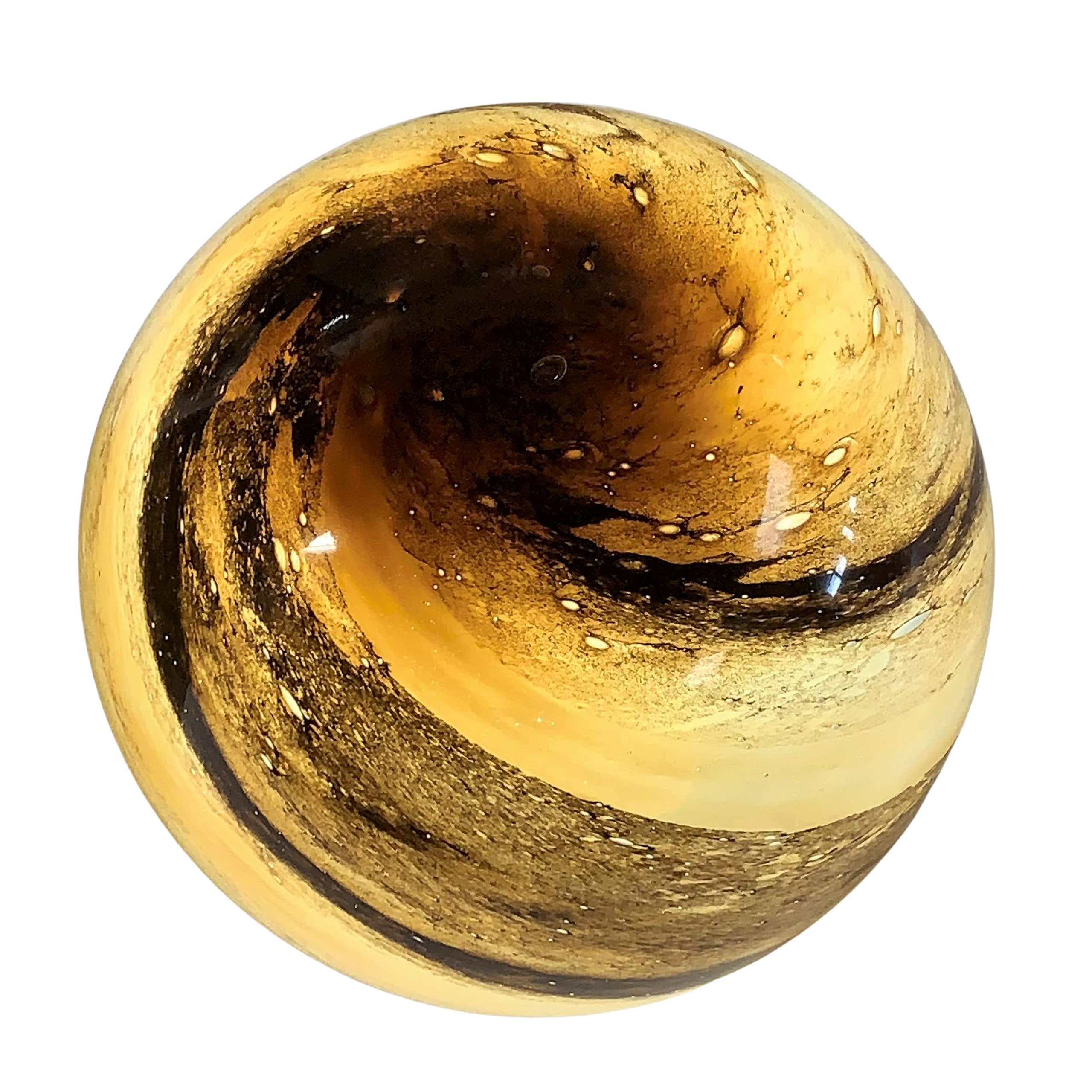 l-dgifts Glass Stone Shaped Multicoloured Planet Lamp Hand Made Home Decor Mood Lighting Led Table Lamp Floor Lights Globe Desk Lamp Relaxing Therapeutic Spa Lamp Efficiency A+++