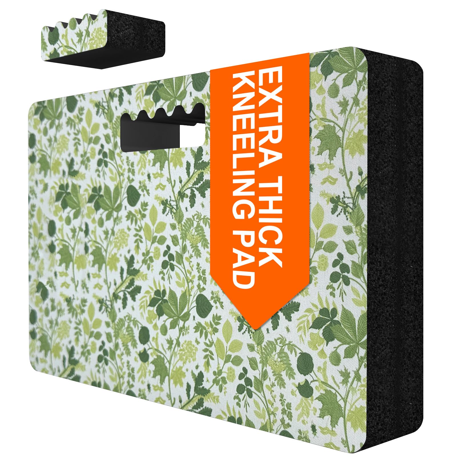 Kneeling Pad, Extra Thick Gardening Kneeling Pad for Women, Large Foam Bathtub Kneeling Pad for Bathing Baby, Waterproof Knee Pads Garden Workout Supplies, 17.5 x 11.6 x 1.8 Inch, Green