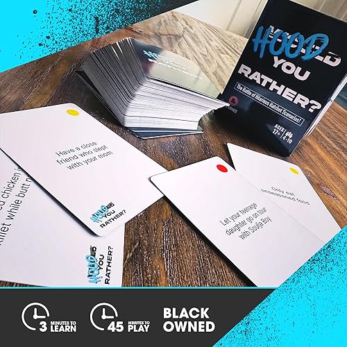 Miniatura 3 de Doin' The Most - Hood You Rather Urban Black Culture Party. Juegos para adultos con un giro urbano inolvidable en el divertido juego de cartas para
