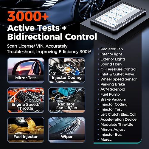 Miniatura 5 de OTOFIX Escáner de diagnóstico de codificación D1 PROS ECU, herramienta de escaneo bidireccional, 2 años de actualizaciones, FCA Renault SGW, 5X