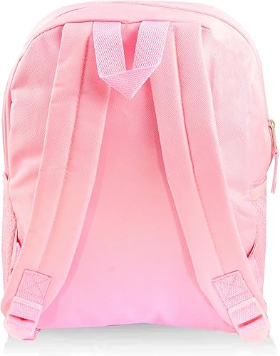 Miniatura 3 de Mochila escolar de Minnie Mouse de Disney para niños pequeños, mochila escolar de Minnie Mouse de 12 pulgadas con orejas y lazo 3D, botella de agua