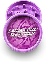 Vista 10 de Santa Cruz Shredder Molinillo para hierbas con parte superior moleteada para un agarre más fuerte, 2 piezas, mediano 2.2 (negro)