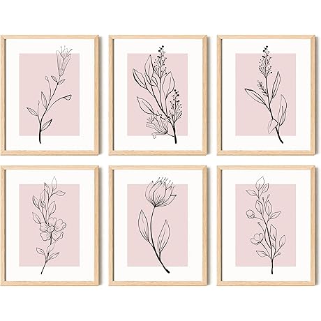 97 Decor Pink Botanical Wall Art: Elevate Your Bedroom Décor