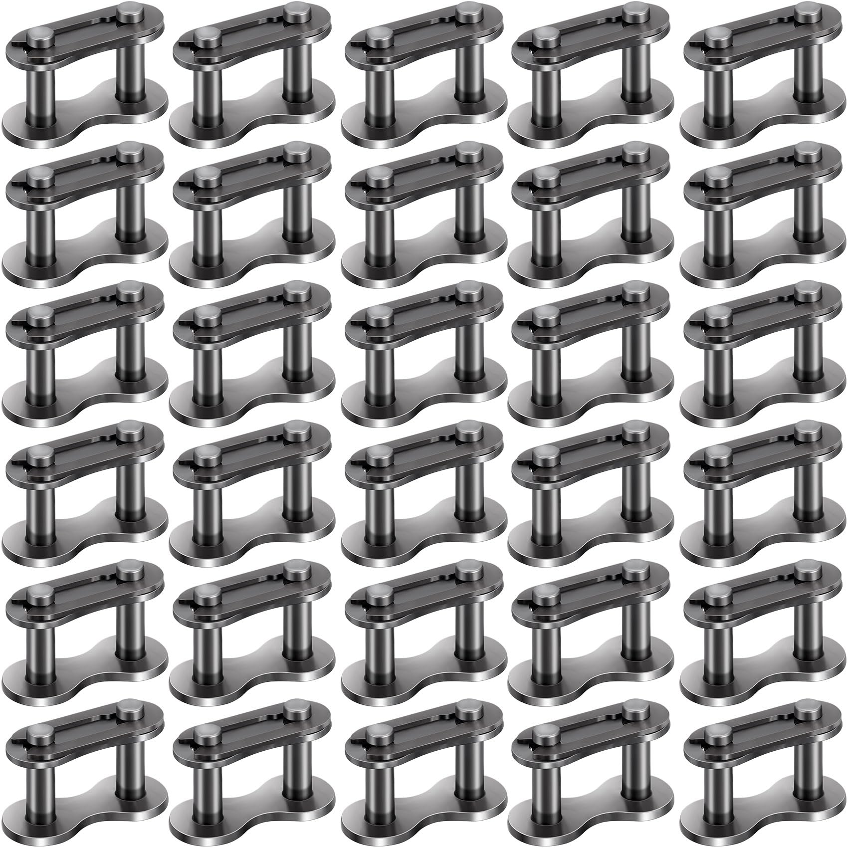 PAGOW 30PCS #41 Roller Chain Connecting Links, Master Connector Link