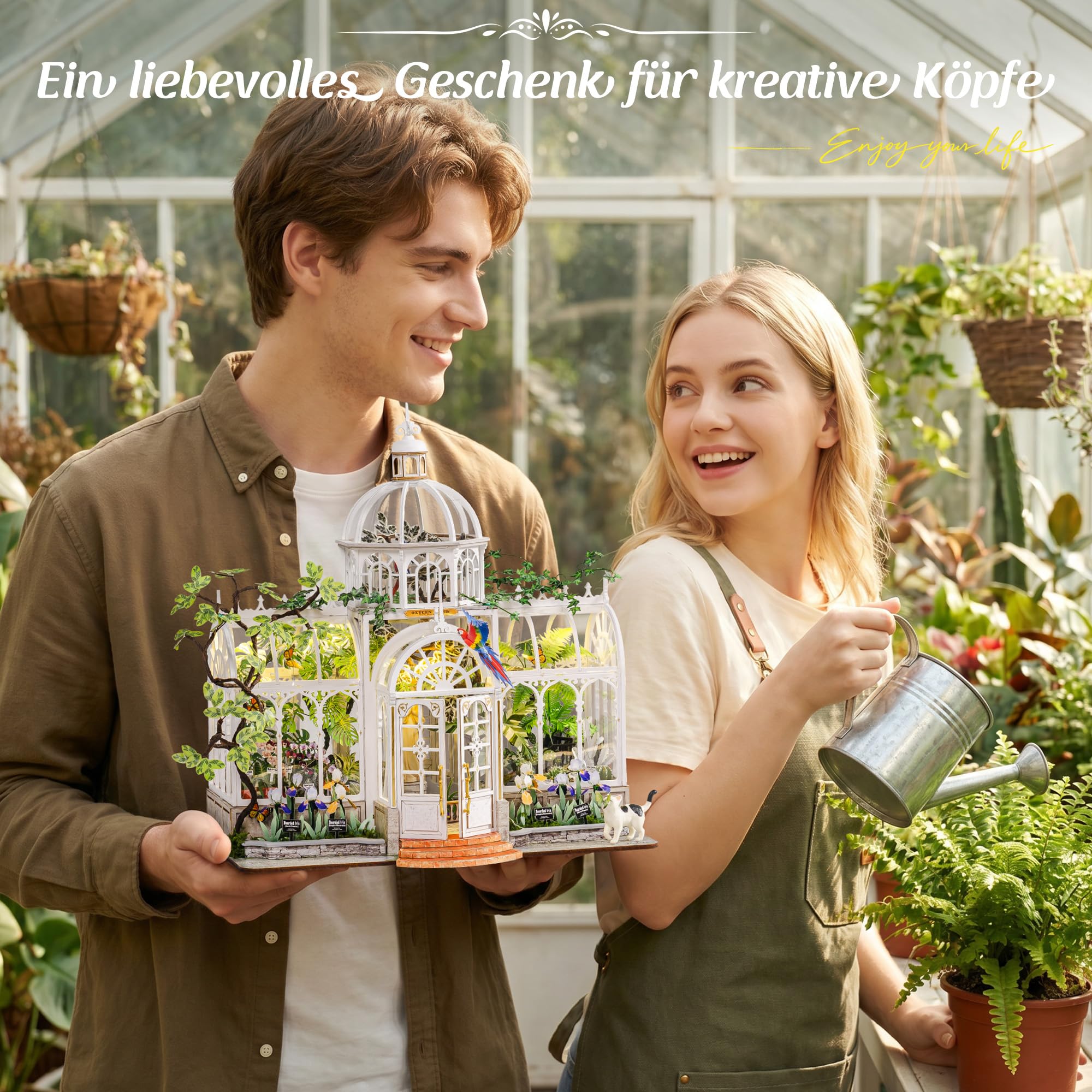 ROBOTIME Modellbau Miniaturhaus Oxygen Oasis DIY Expert