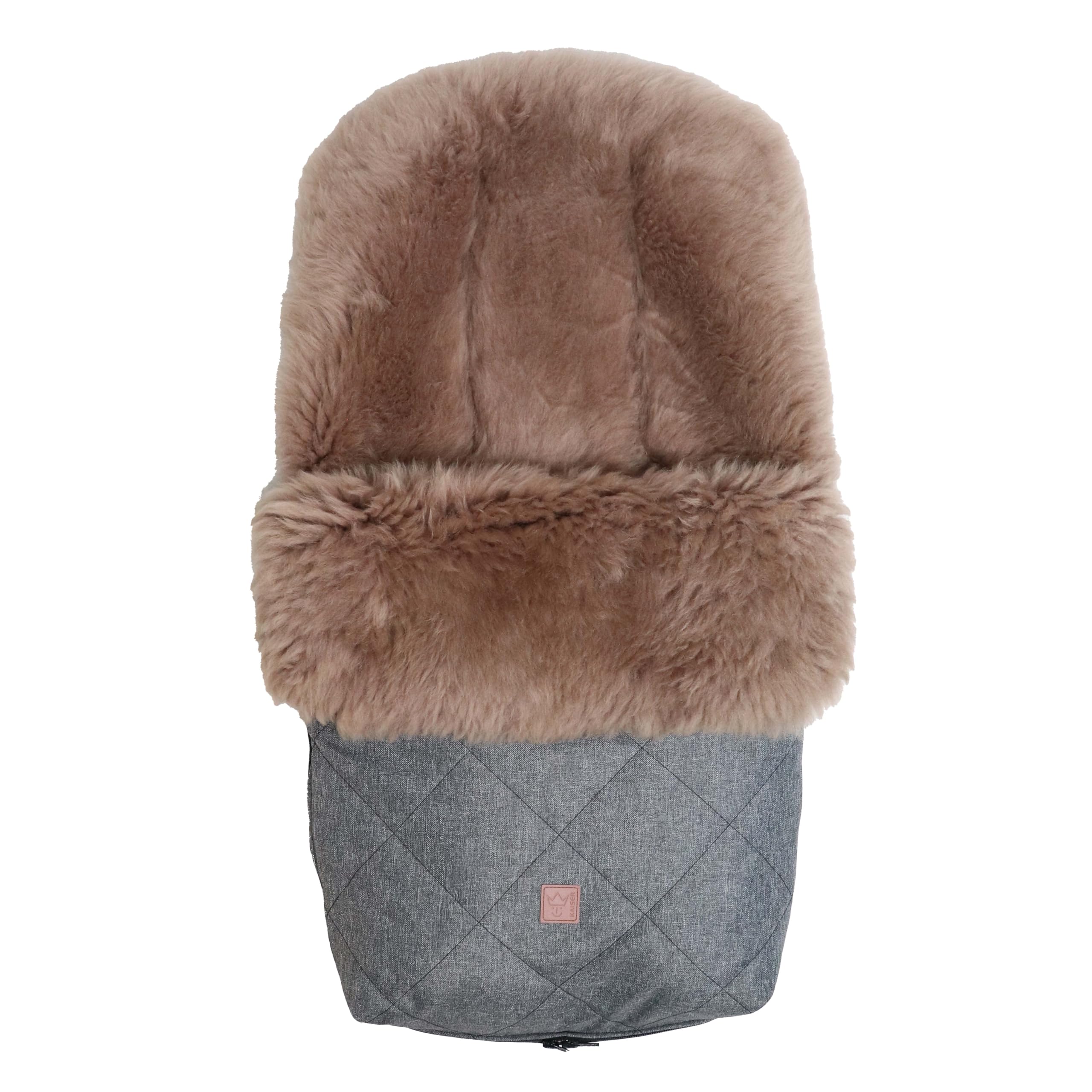 Kaiser 6545270 Chancelière Nelly, Peau d'Agneau Cappuccino, Anthracite Melange