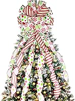 Vista 13 de Decoración para árbol de Navidad, diseño de búfalo grande, arpillera roja y negra, lazo de regalo para árbol de Navidad, decoración de fiesta