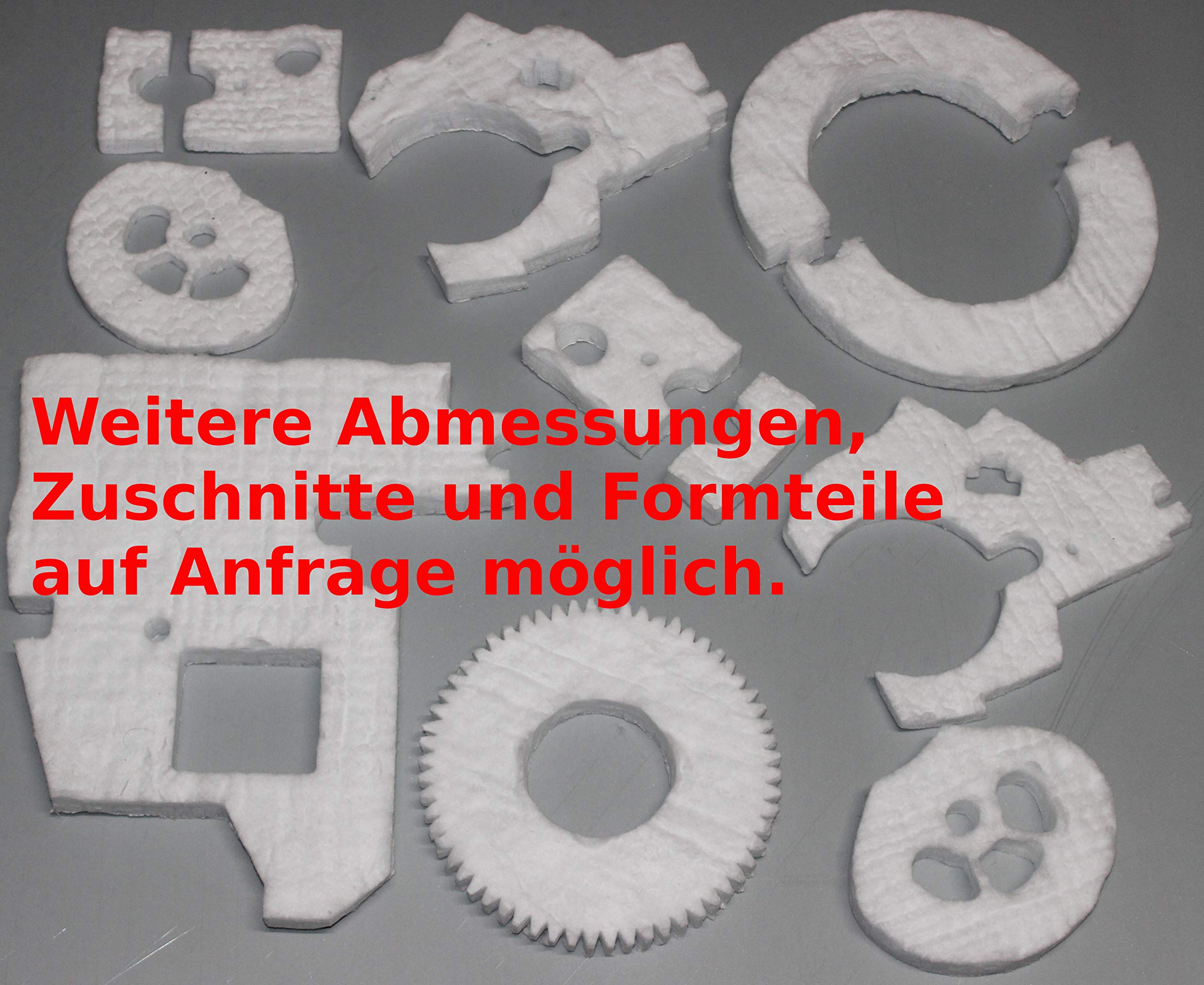 Keramikfasermatte biolöslich 1000x610mm (1000x610x50mm)