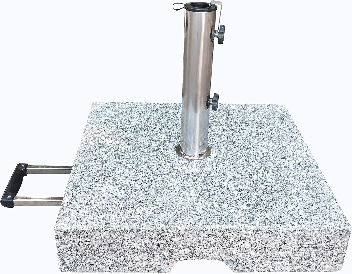 Gardissimo Trolley Granitsockel Robusto 50 kg Schirmständer mit Rollen