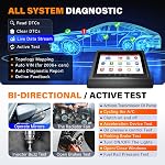 Launch X431 PRO3 (V+) V5.0 2026 Outil de balayage bidirectionnel amélioré, OEM Carte topologique, balayage HD Camions, AutoAuth pour FCA SGW, ECU Codage 55+ Services, tous les diagnostics système, 2-Year Mise à jour gratuite, CAN FD | 10.1 Des pouces, ECU Codage AutoAuth pour FCA SGW, 55+ Se