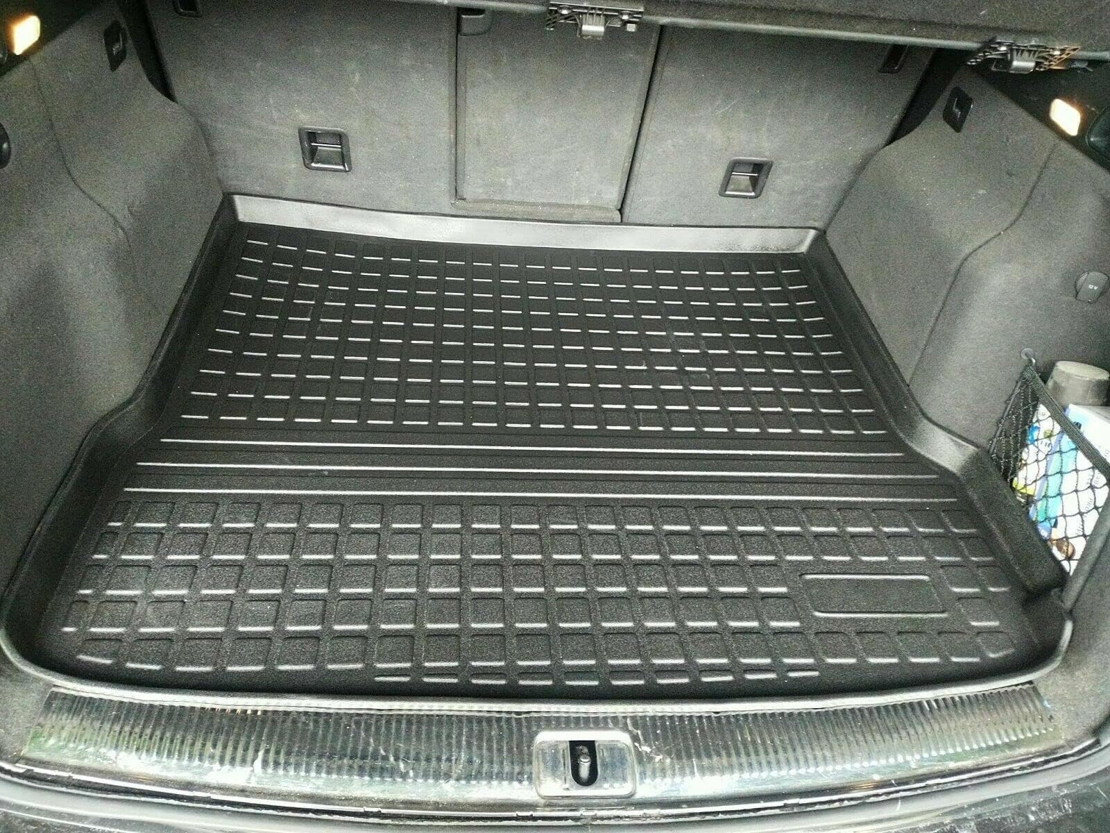 Cargo Liner - Trunk Mat for Audi Q5 SQ5 2009-2017 – Weather-Resistant Trunk Mats for Cars with Raised Lip – Non-Slip Car Trunk Mat Rubber – Easy to Install – Laser Pre-Cut Design