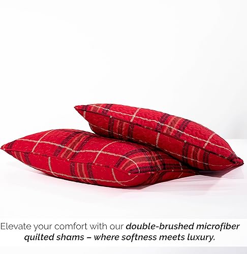 Vista 64 de Fundas Southshore Fine Linens Vilano Springs, para almohada, acolchadas, Microfibra, Pizarra, 20" x 36" 01 - Blanco brillante