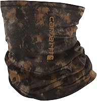 Carhartt Men's Force Heavyweight Neck Gaiter UP0258U - Warm Fleece Buff for Winter Outdoor Work & Face Protection