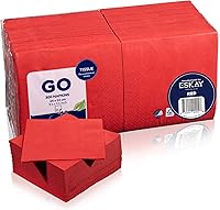 Vista 33 de Servilletas de cena negras, servilletas de papel desechables de 3 capas - para bar, cenas, bodas, cumpleaños, hechas en la UE, (125 unidades)