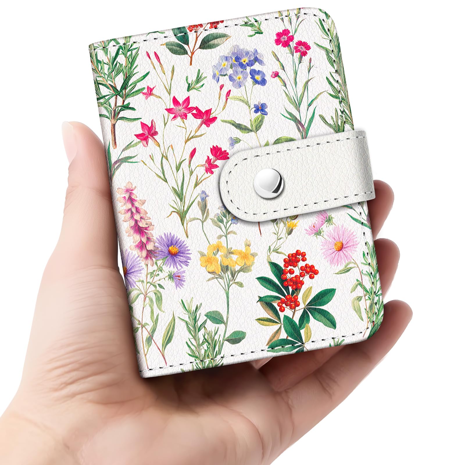 Lebrocoli Wildflower Floral Small Photos Album for 2x3 In Films, 56 Pockets