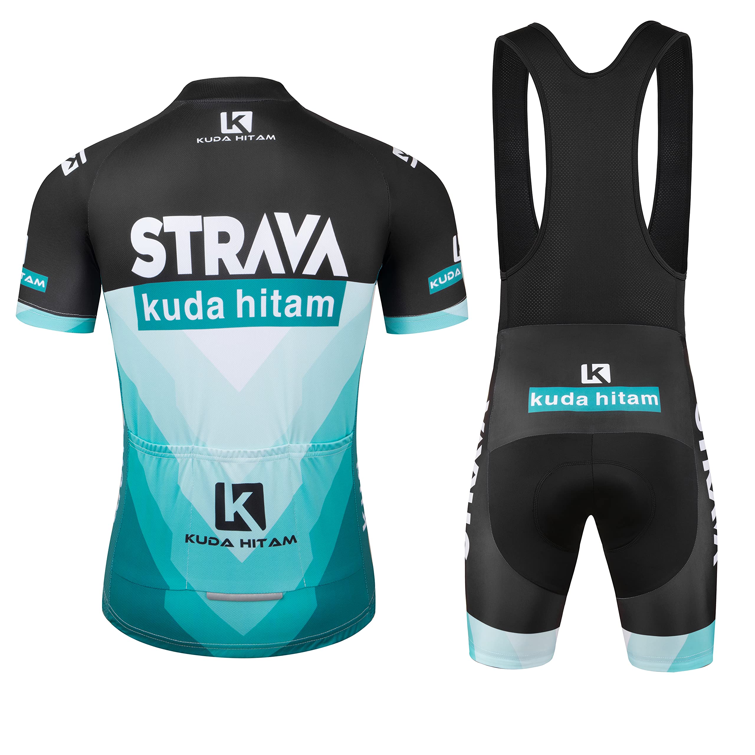 Abbigliamento ciclismo Set completo Tuta Bici Maglia + Salopette Pantaloncini