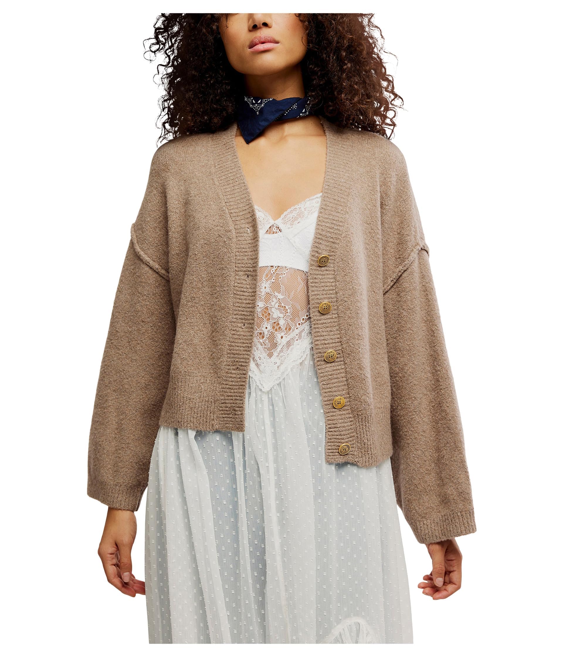 Free People Womens Cool of The Night Cardi