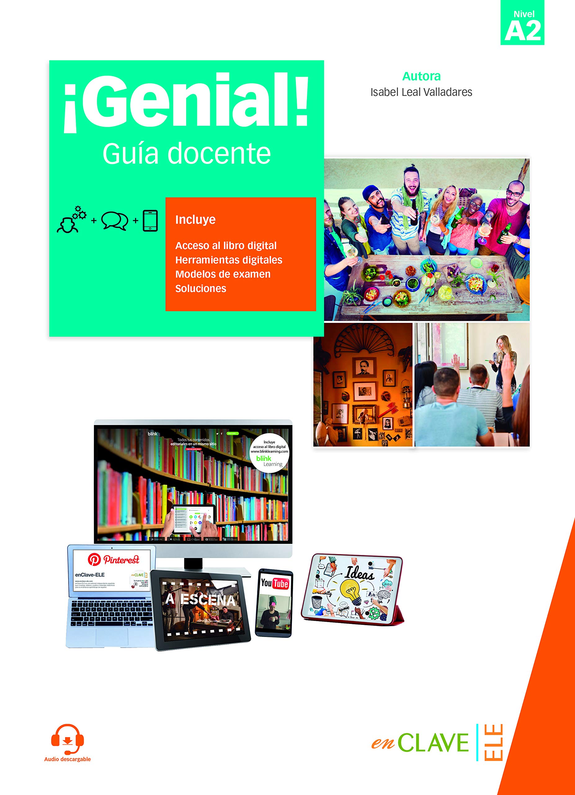 Genial!: Guia docente 2 (A2) + audio descargable