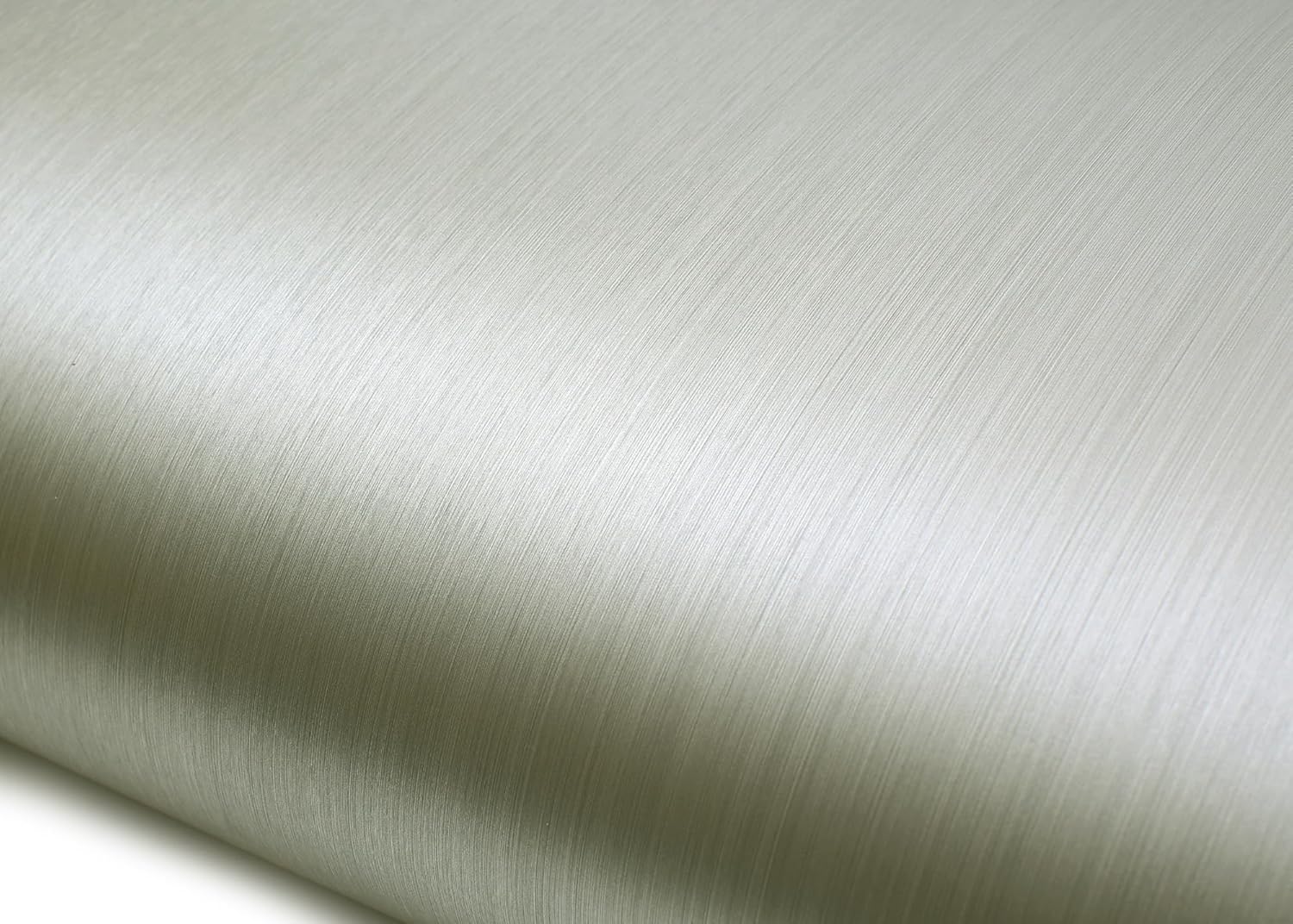 ROSEROSA Peel and Stick Brushed Faux Metal Architectural Film Self-Adhesive Wallpaper Door Wrap Counter Top Border Mirror Molding Trim RM15