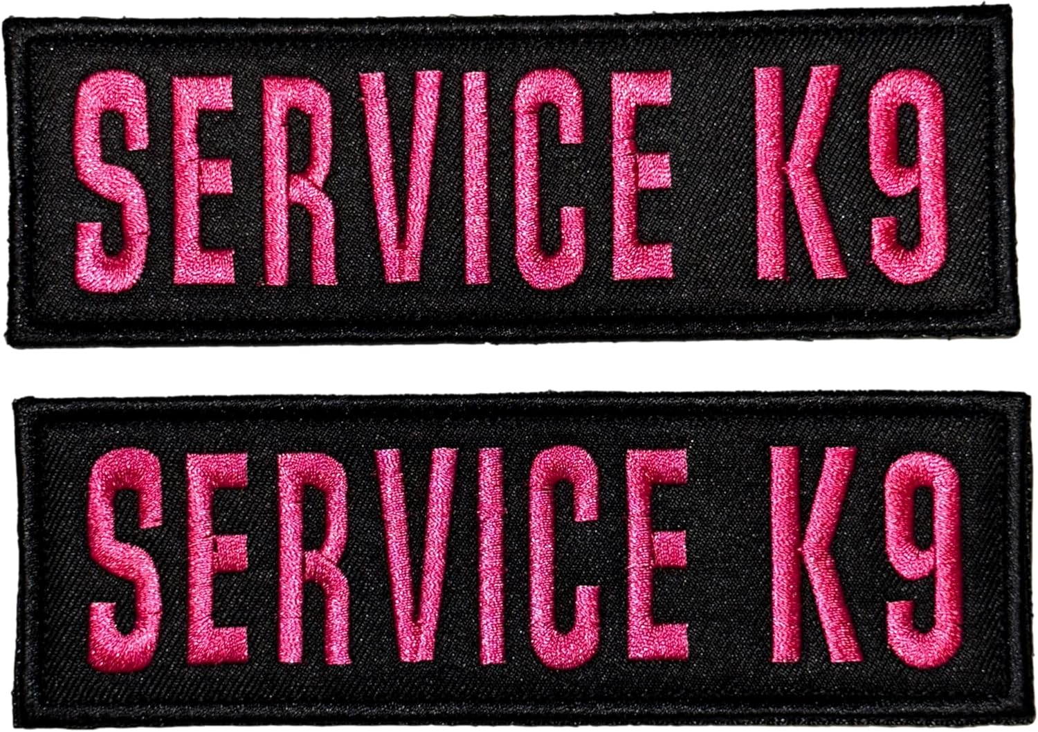 Service Dog Collar Vest Patches 2 X 6 Inch Embroidered