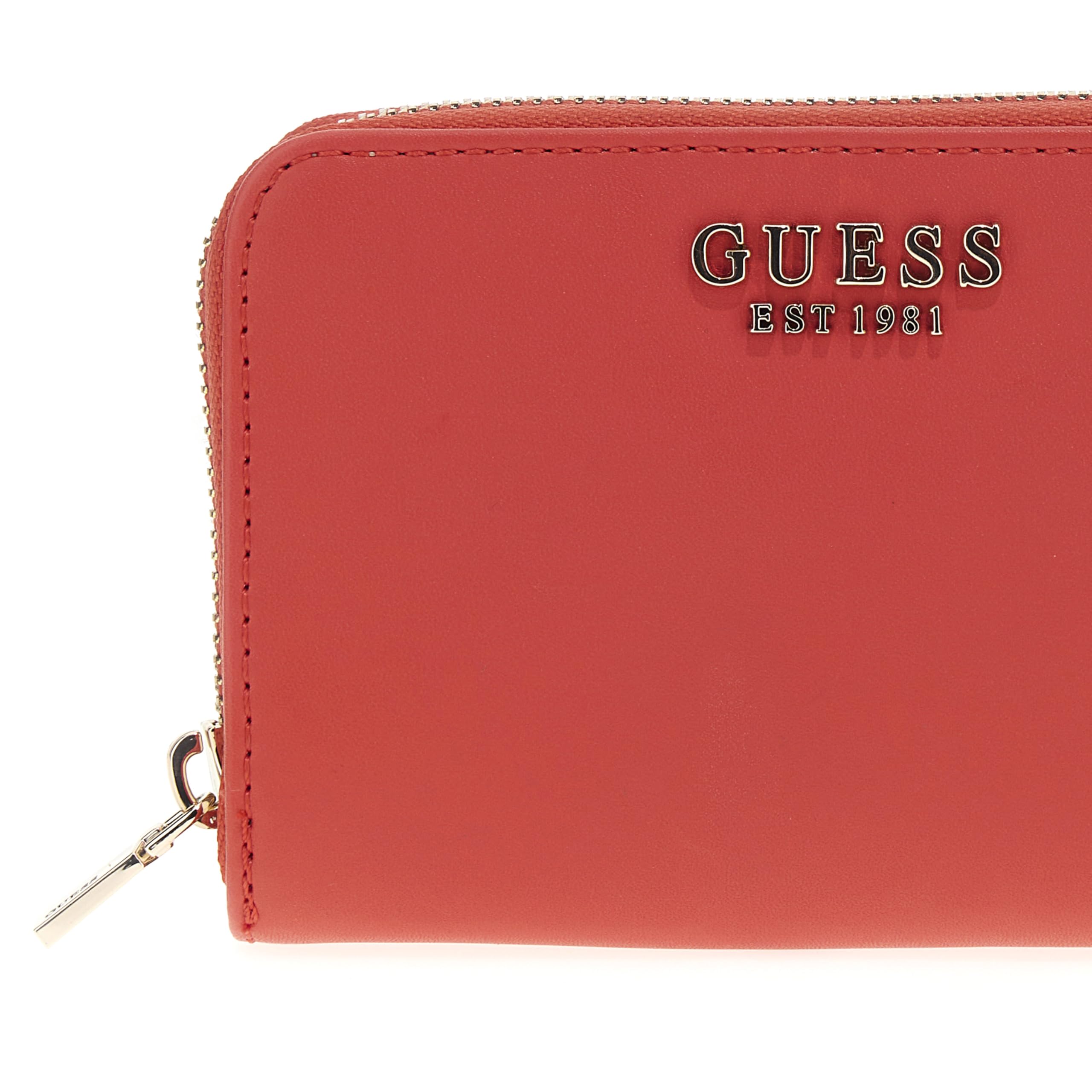 Guess SWVC8500140BON Laurel SLG Medium Zip Around Women Bone Size One Size