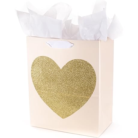 Hallmark 13" Wedding Shower Gift Bag with Tissue Paper