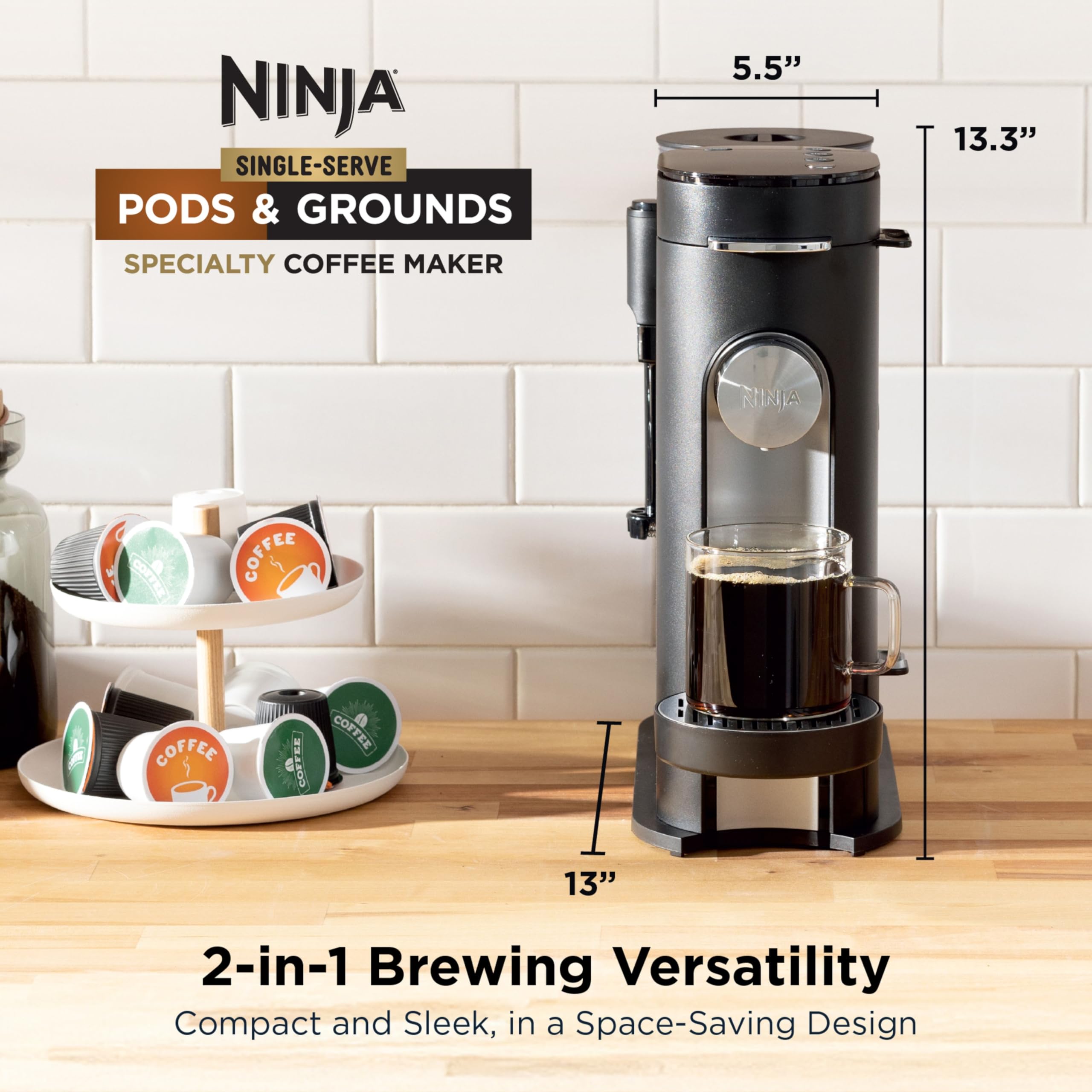 Amazon.co.jp: Ninja Pod & Grounds Specialty コーヒーメーカー 単回