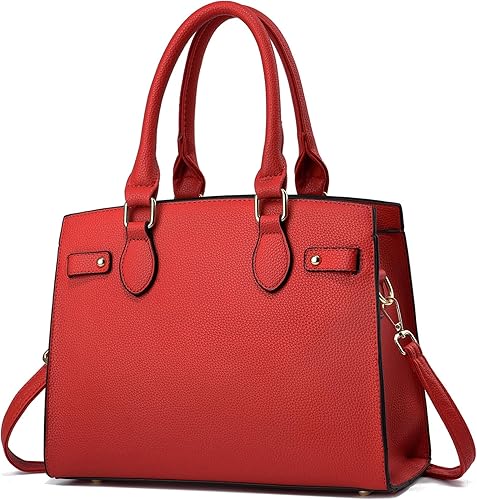 Miniatura 10 de Carteras y bolsos para mujer, bolso de mano de moda con asa superior Verde oscuro,Negro -,Negro marrón,Marrón,Gris,Cuadrícula Negro Gris,Azul