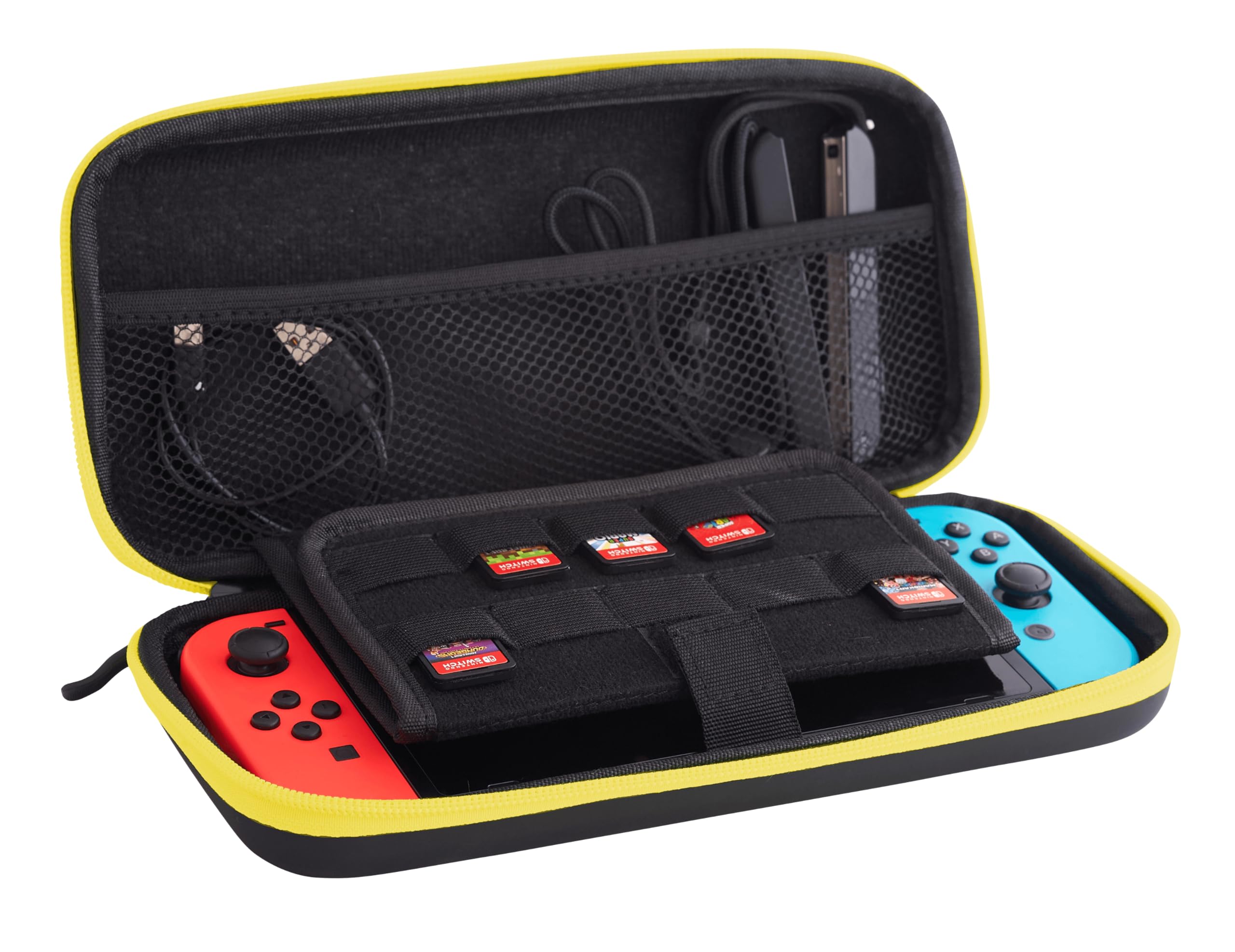 Lazerbuilt - Housse de Transport Rigide pour Nintendo Switch Batman Bleu, Batman Bleu, Gaming
