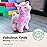 Bearington Luna Llamacorn Rainbow Llama Plush Toy - Soft Stuffed Animal for Kids