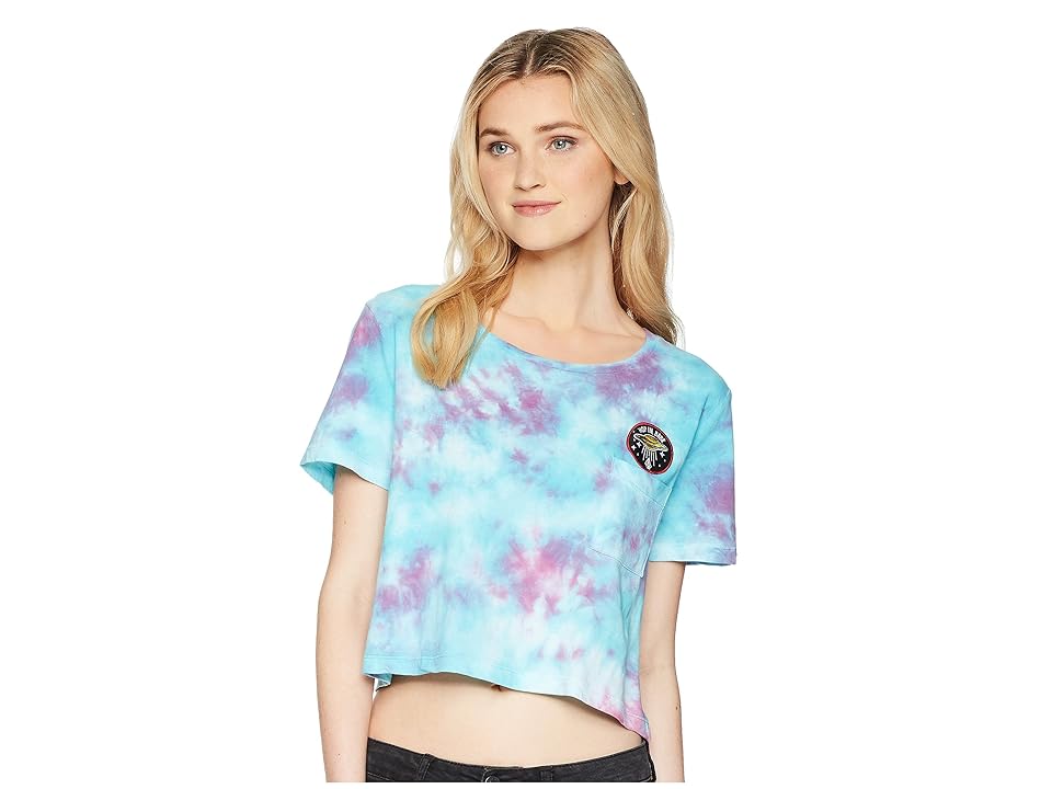 

Volcom GMJ Core Short Sleeve Knit Top (Turkish Blue) Women's Clothing