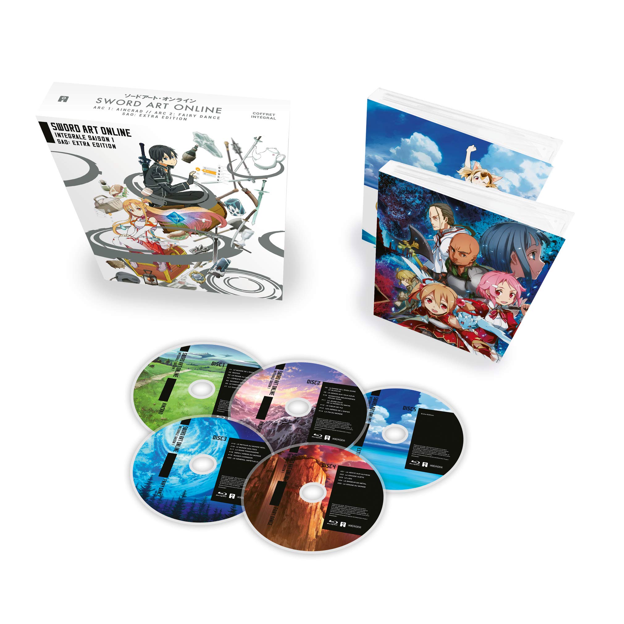 Sword Art Online - Intégrale Saison 1 + OAV Extra Edition [Blu-ray]