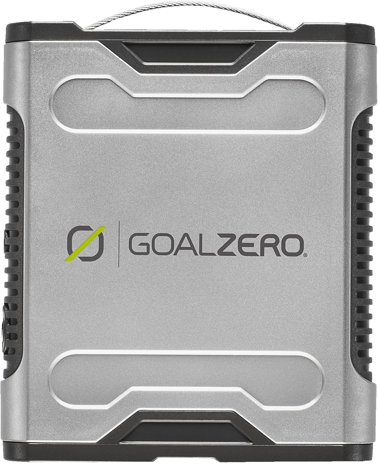Goal Zero Sherpa 50 Recharger with ports labeled