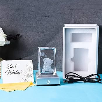 残り1点⭐️K9クリスタルベア LEDライト ギフト 誕生日 プレゼント