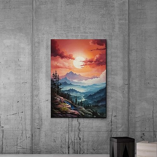 Miniatura 3 de North Carolina Splendor, Blue Ridge and Smoky Mountains Print, Perfect Gift for Nature Lovers, Trail,inspired Wall Art, Decor Canvas, Home Decor