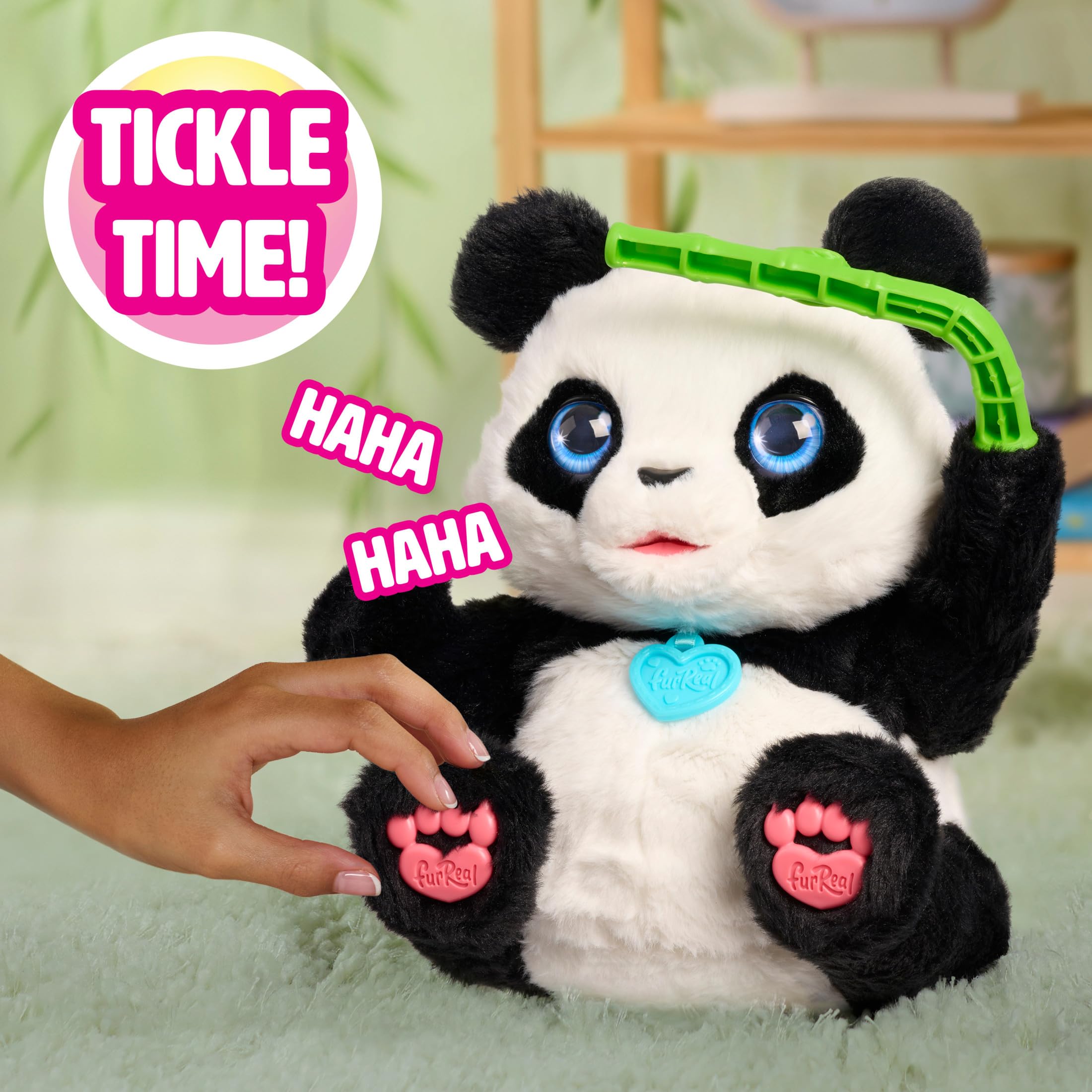 FurReal Coco The Tumbling Panda Giocattolo interattivo peluche 26,7 cm 60 suoni e reazioni per bambini dai 4 anni