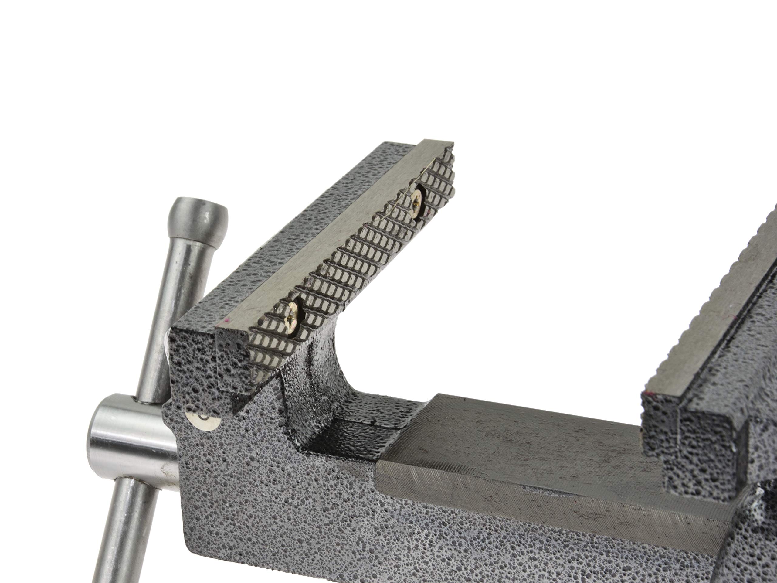 BSD Morsa da Banco in Ghisa - Morsa con Base Girevole, Morsa da Tavolo 125mm (5”) - 6kg