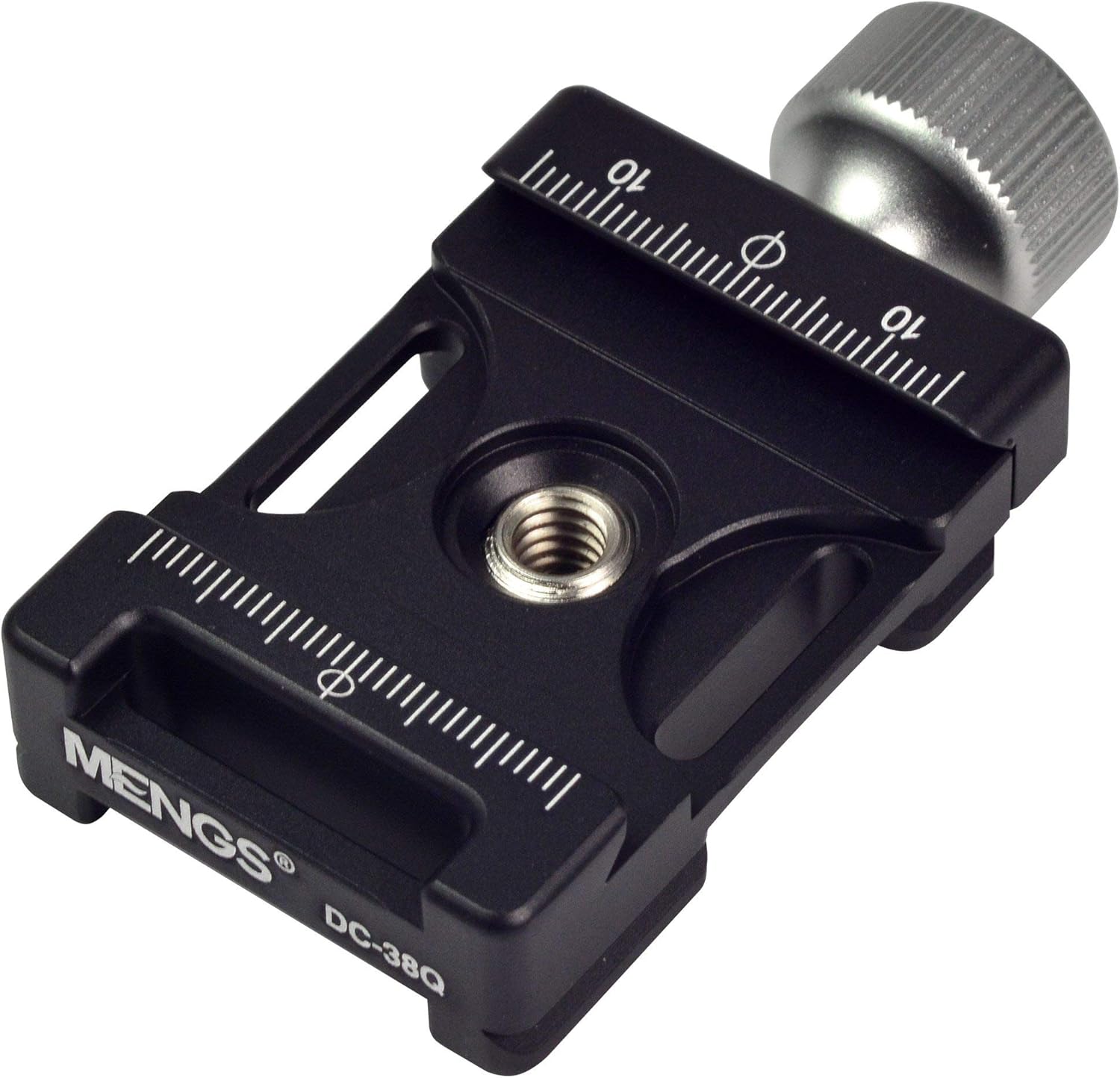 MENGS DC38Q Quick Release Clamp Solid Aluminum with 3 Strap Buckles Compatible with RRS Arca