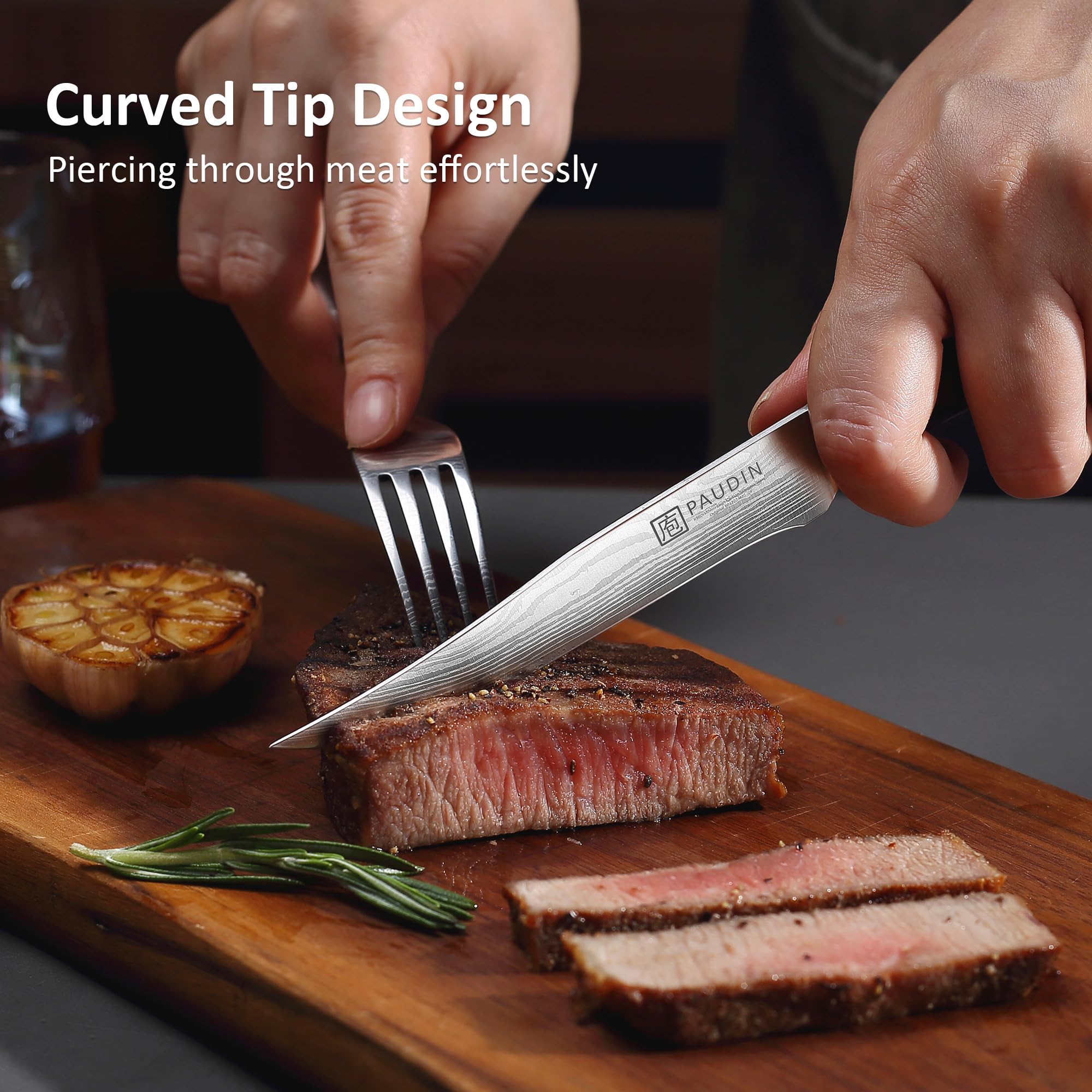 PAUDIN 5 Inch Utility Knife - Ultra Sharp Kitchen Knife -7