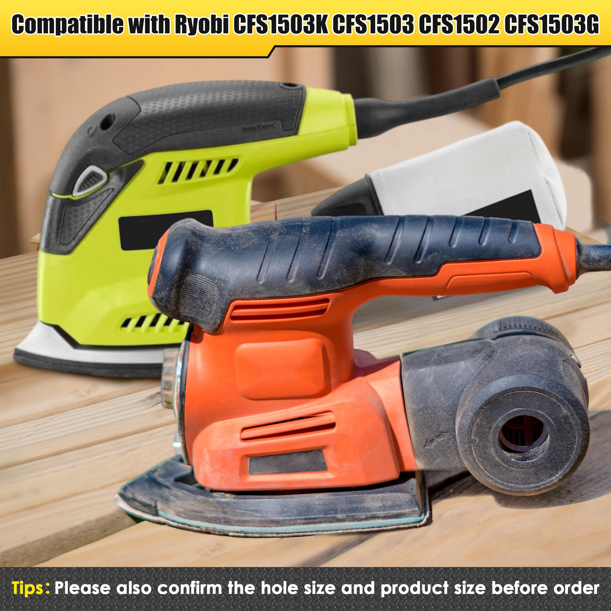 Ryobi Sanding Pads - 8 Foam Backing Pads -2