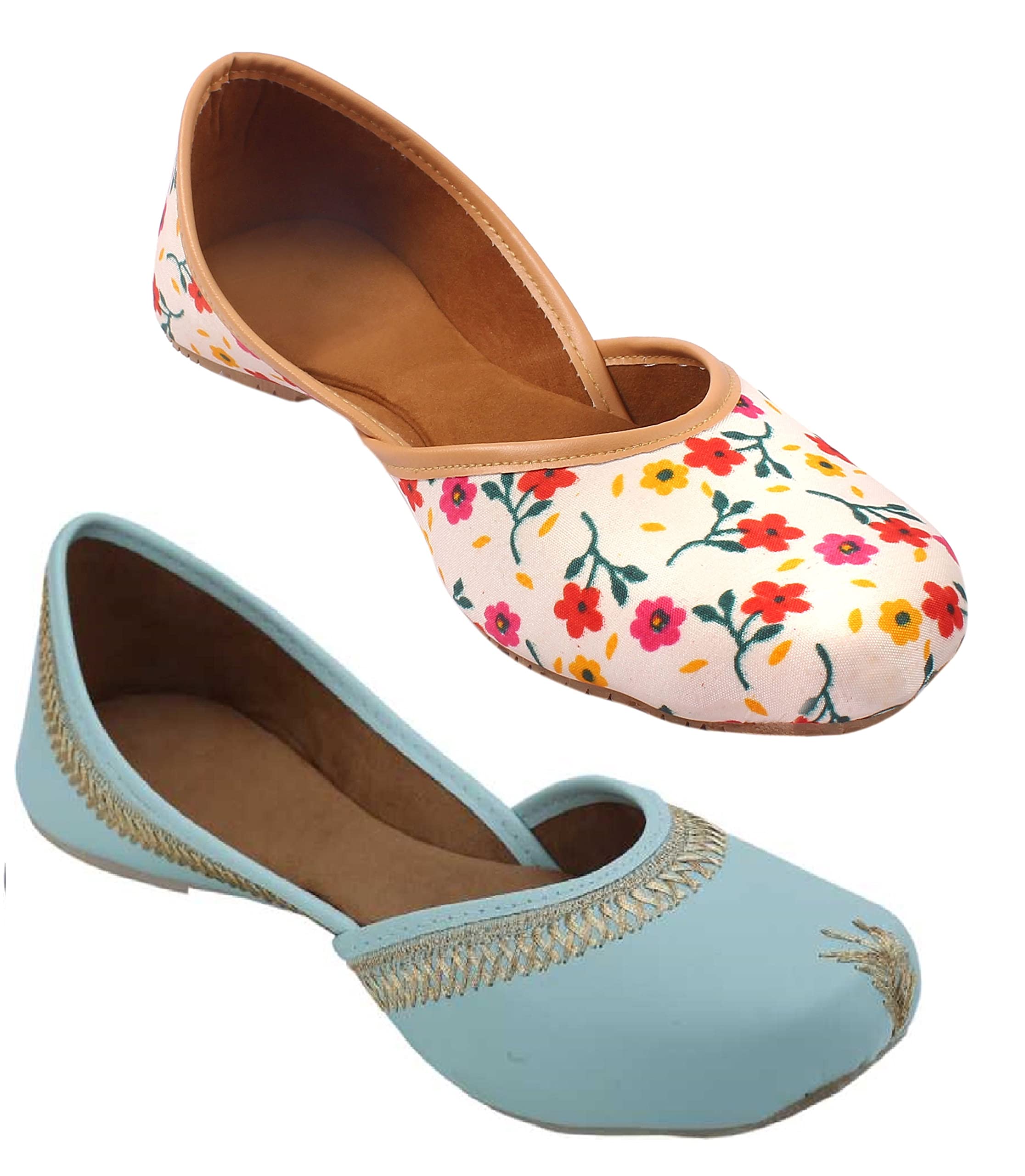 Babbotty Womens Fashion Combo Ethnic Jutti Pack of 2-image-35