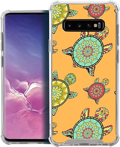 Miniatura 26 de CasesOnDeck - Funda compatible con Samsung Galaxy S10+ | S10 Plus 6.4 pulgadas] S10+ Funda delgada, transparente y flexible de TPU con protección en