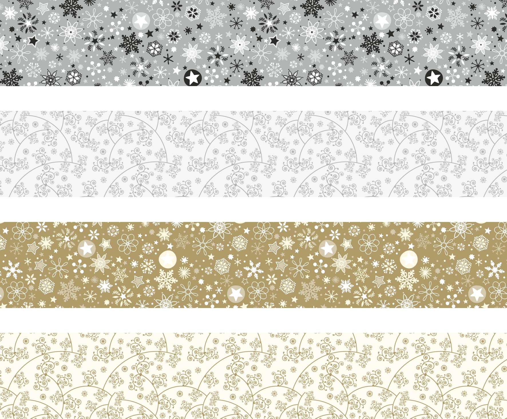 Heyda Faltstreifen für Fröbelsterne – 2er Set - bunt 96 Streifen 1,5x45cm + gold-silber 48 Streifen 1,5x45cm - für insgesamt 36 Sterne - inklusive 50 Klebepunkte