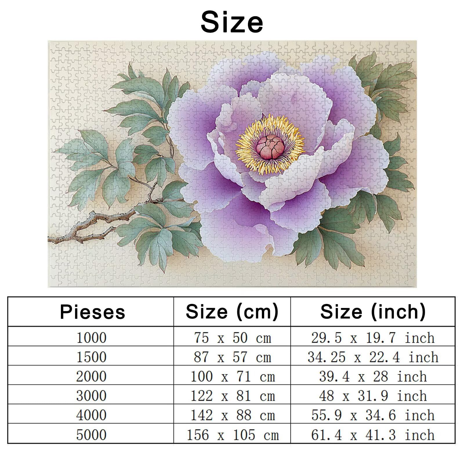 Puzzle 1000 sztuk kwiatów, piwonia drewniane puzzle dla dorosłych, puzzle z wykwintnym opakowaniem, rodzinne gry edukacyjne, puzzle do dekoracji wnętrz, pomysł na prezent dla kobiet, prezent dla