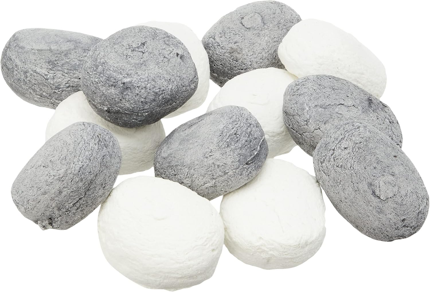 14 Grey & White Pebbles Replacement Replacements/Bio Fuels/Ceramic