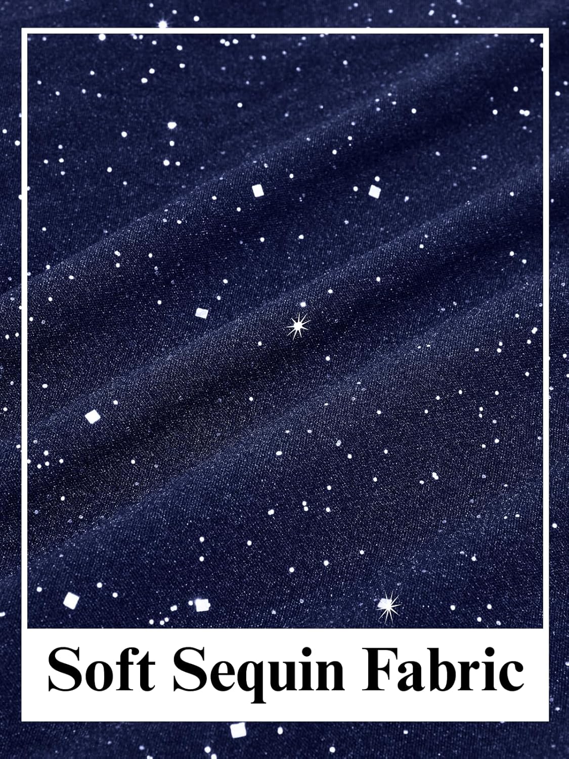 Pinup Fashion Formal Dress Womens - Evening Party Sequin Cocktail Wedding Guest Flutter Sleeve High Low Long Dress - Image 6