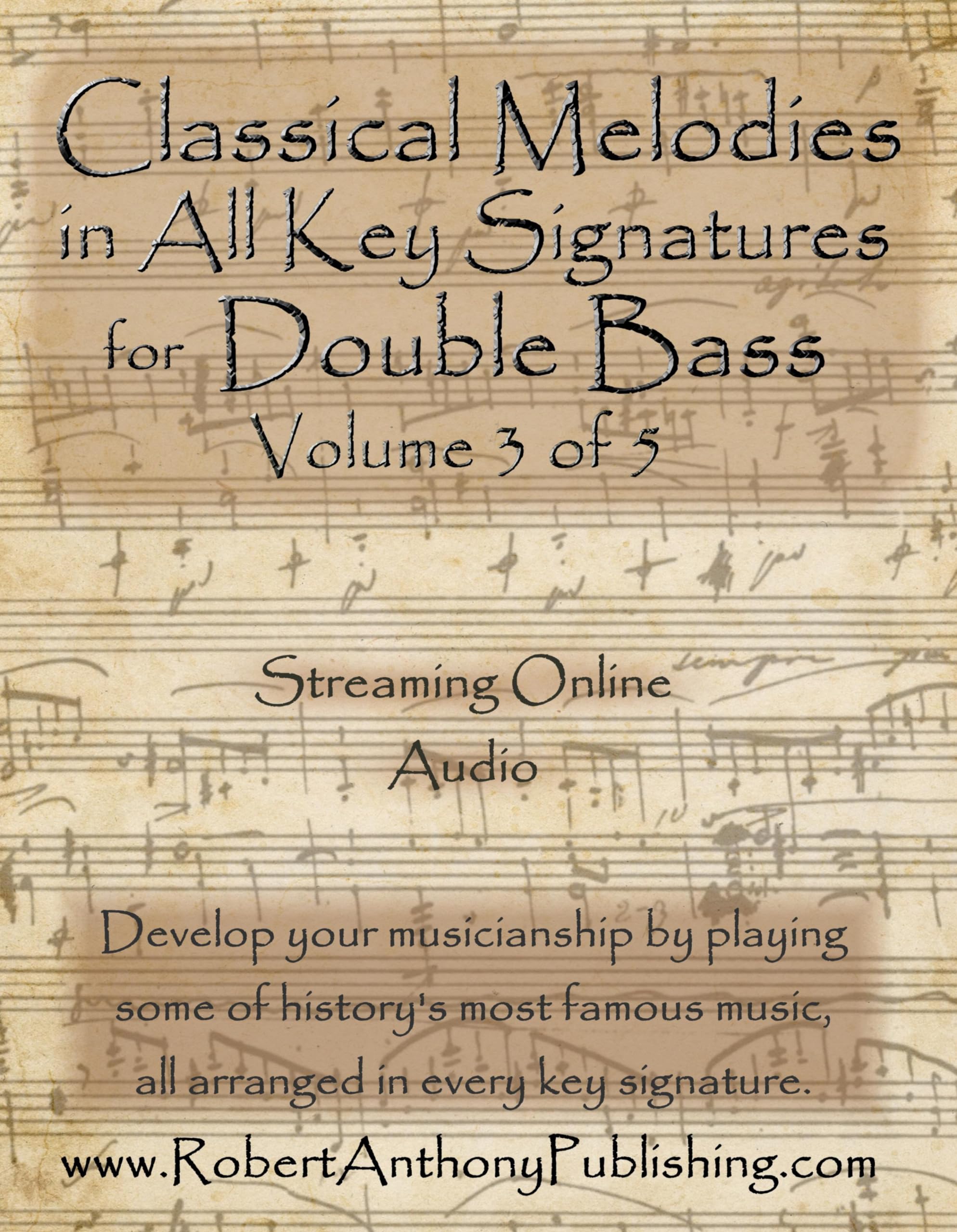 Melodies in All Key Signatures Double Bass Vol 3 méthode de musique anglaise pour contrebasse