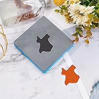 Vista 5 de SUPERDANT Aretes de madera troquelados de cuero con diseño de mapa del estado de Texas, troquelados, máquina de corte de madera, máquina de corte