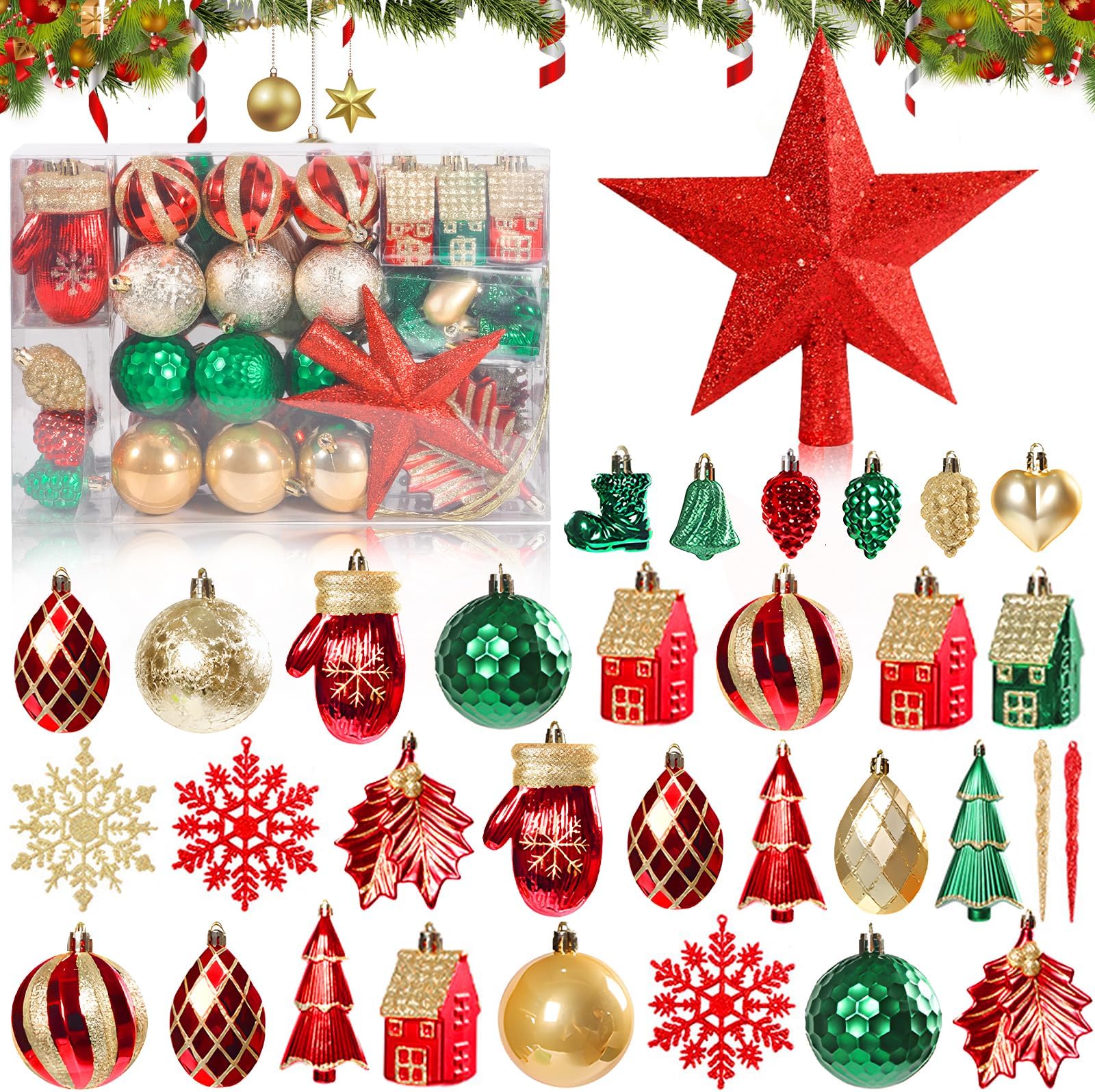 Lot De 12 Boules De Noël En Velours, Décorations D'arbre De Noël